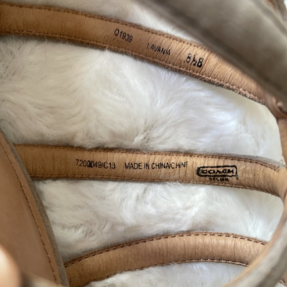 COACH LAVINA LEATHER STRAPPY HEELS PUMPS NWOT - Picture 10 of 11